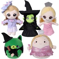 Elphaba Glinda Plush Wicked Cosplay Plushies Anime Cartoon Witch Roleplay Adult/Kids Mascot Birthday Xmas Party Gifts