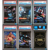 Diy Riftbound League of Legends Ogn Origins Ahri Sett Signature Overnumber Authentication Grading #301 10 Collection Game Card