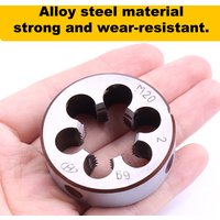 1pc Right Hand Thread Die M20x2 M20x1.5 M20x1.0 Metal Thread Tool Metric Thread Die