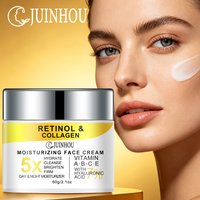 JUINHOU Retinol Collagen Hydrating Face Cream Moisturizer Improve Skin Elasticity Even Skin Tone Home Skincare For Men And Women