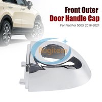 1PCS Car Front Outer Door Handle Cap 735607049 6AQ85SZ0AA For Fiat For 500X 2016-2021 Car Exterior Door Handle Cap Front Outer