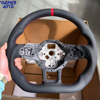 Half Perforated Real Leather Steering Wheel – Fits VW Golf MK7 MK7.5 GTI GTD GTE & Tiguan, Various Designs