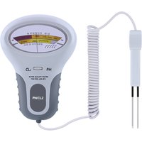 PH Chlorine Meter CL2 Measuring Professional PH Chlorine Cl2 Level Meter Tester Water Monitor with Probe for Swimming Pool Spa