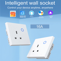 TUYA WiFi Smart Timed Socket - British Standard Wall Socket with Remote Control for Timed Switching of the Socket