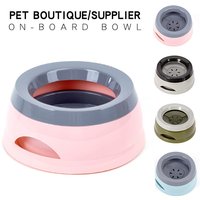 Can be Used on the Car Pet Dog Bowls Floating Not Wetting Mouth Cat Bowl No Spill Drinking Water Plastic Portable Dog Bowl