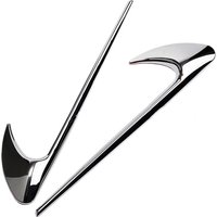 2Pcs Car Side Fender Trim For Mercedes Benz E Class W213 C-Class W205 Refit E63S AMG Accessories