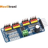 1pcs PCA9685PW 16 Channel 12-Bit PWM Servo Shield Driver I2C Interface PCA9685 Module For Raspberry Pi