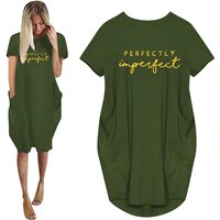 Frauen Lose Kurzarm Sommer Plus Größe Kleid Tasche T-shirt Stil Mini Kleider Sommer Beiläufige Lose Kleid Vestidos