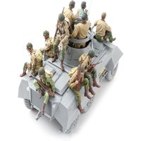 Resin soldier 1/16 modern soldier crew include 10 (NO TANK ) Model Unassambled Unpainted Figure Building Kit