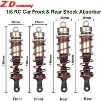 ZD Racing Metal Shock Absorber 120mm Front 140mm Rear Damper Suspension For 9020 BX-8E 9116 9021 1/8 RC Car Parts 8001 8002