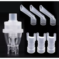 1/3pcs Inhale Nebulizer Mouthpiece Nose Plug Silent Ultrasonic Inalador Nebulizador Inhaler Atomizer Cup Spray Injector Kids