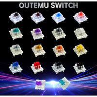 Outemu Switch for Keyboard 3Pin Linear Tactile Clicky Silent Switches for Mechanical Keyboards Gray White Red Blue Gaming Switch