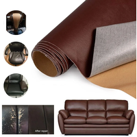 50cm Thickened PU Self-Adhesive Wear-Resistant Lychee Pattern Sofa Cushion Repair Sticker Protective Film Artificial Leather.