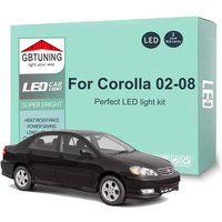 10Pcs Canbus LED Interior Light Bulb Kit For Toyota Corolla 2002 2003 2004 2005 2006 2007 2008 Car Indoor Reading Trunk Lamp