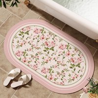 American bathroom absorbent floor mat quick-drying toilet entry shower room entry door foot pad non-slip diatom mud carpet