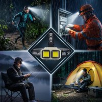 COB Induction Headlamp Waterproof USB Rechargeable LED Headlamp Torch Flashlight for Outdoor Camping Fishing Running Cycling