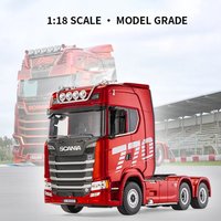 Huina 1501 1/18 Semi-Trailer Truck Trailer Alloy Material 19ch Full Scale Control High-Quality Simulation Real Car Sound