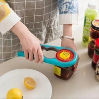 1 Pc Multifunction 4 In 1 Jar Opener, Jar Clamp, Lid Opener, Can Opener, Bottle Opener For Arthritic Hands And Weak Hands, Suita