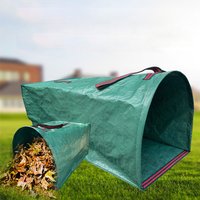 150L/200L/270L Garden Leaf Collection Bag with Handles Yard Patio Lawn Leaves Waste Bag Camping Trash Bag Dirty Clothes Storage