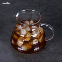Havmore Clear Borosilicate Glass Espresso Barista Pour Over Coffee Maker Server Dripper Accessories Tools