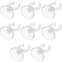 8Pcs Heavy Duty Fish Tank Suction Cup Clip Set for Aquarium Tubing 16Mm External Diameter Secure Fixing Tool Safe for Aquatic