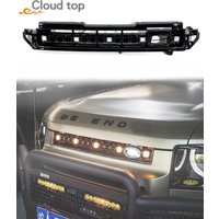 Car Ventilation Grille Front Bumper Grill With Led Dynamic Running Light OCTA for Land Rover Defender 20-25 90 110 130