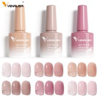 VENALISA 7.5ml Nail Gel Polish VIP5 HEMA Free Semi Permanent Soak off UV LED Nail Gel Varnish Full Coverage Nail Gel Lacquer