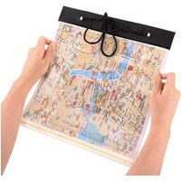 Waterproof Foldable Map Storage Case Transparent Document Dry Bag Trail Map Case Hiking Passport Holder Outdoor Camping Hiking