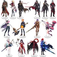 Solo Leveling Anime Figure Acrylic Stand Sung Jin-Woo Shin Mogami Model Plate 1pc 15CM Desk Decor Standing Sign Game Fans Gift
