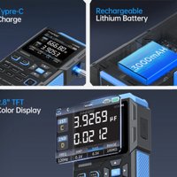 LC1020E Wide Frequency 100Hz~100kHz Digital Bridge LCR ESR Tester Resistance Capacitance Inductance Electronic Component tools
