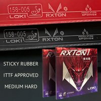 LOKI RXTON 1 Table Tennis Rubber Sticky Ping Pong Rubber Sheet with Kunlun Sponge Best for Beginners or Training