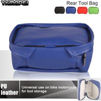 Off Road Motorcycle Rear Tool Bag Tail Kit Storage PU Leather Waterproof Durable For Honda CRF150 250 CRF450 XR250R XR350R XR600
