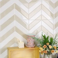 5/10 PCS Premium V-shape Wall Tiles 3D Brick Vinyl Wallpaper Waterproof Kitchen Backsplash DIY Wall Sticker For Apartment Decor