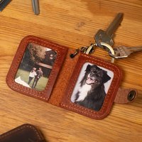 Personalisiertes Mini-Fotoalbum Schlüsselanhänger im Japanischen und Koreanischen Stil, Paar-Gedenk-Fotoanhänger, Taschenzubehör, Geschenk