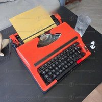 Vintage typewriter English vintage machinery nostalgic literary birthday gift