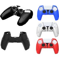 For PS5 Silicone Protective Case - Solid Color Silicone Cover PS5 Wireless Anti-Slip Soft Rubber Case Controller Anti-Slip Shell