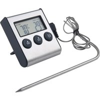 Kitchen Digital Cooking Thermometer Meat Food Temperature for Oven BBQ Grill Timer Function with Probe Heat Meter for Cooking