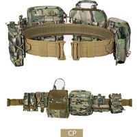 Yakeda Gear User Tactical Belt 8 in 1 Outdoor Black Hunting Tactical Law Enforcement Storage Bag Duty Security Traffic