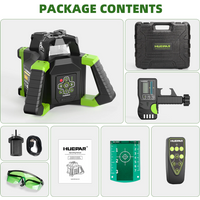 Laser Level Huepar RL300HVG, Indoor Self Leveling Rotating Laser, 2-level Waterproof Laser, Suitable for Outdoor Construction