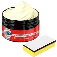 Watch Polishing Cream With Sponge Metal Frame Renewal Paste Watch Strap And Screen Scratch Repair For Restores Gloss Glass