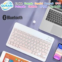 2026 New Multi-language Wireless Keyboard Mouse, Ultra-Thin Bluetooth-compatible Keyboard for iPad Samsung Huawei Phone Tablet