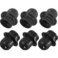 6Pcs E27 Lamp Holder Light Socket Lamp Parts For Lamps Household Light Bulb Base Replacement Lamp Socket Lighting Bulbs Tubes