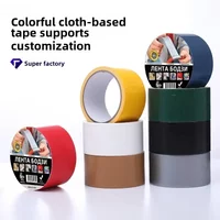 Color Cloth Tape Single-sided Adhesive Free Carpet Tape Seam Sealing Wear-resistant and Easy To Tear Cloth Tape Wholesale