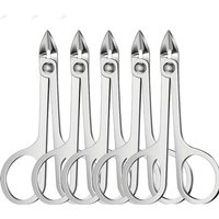 Stainless Steel Cuticle Scissors Nail Clippers Portable Multifunctional Tool for Manicure and Pedicure Trimmer Beauty Grooming