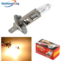 H1 12V 100W Halogen Bulbs Super Bright H1 Yellow Halogen Fog Light Bulb 12V 55W 4300K Car Head Lamp HeadLight Car Accessories