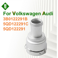 3B0122291B Aluminum Heater Coolant Hose Connector Flange Connector Hose Part for Passat Golf 3B0 122 291 B