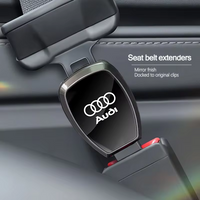 Car Seat Belt Clip Extender Customization Emblem Accessories For Audi A1 A2 A3 A4 A5 A6 A7 A8 Q1 Q2 Q3 Q4 Q5 Q6 Q7 Q8 TT RS3
