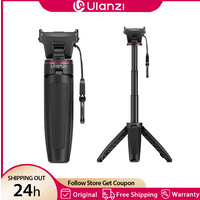 Ulanzi MT99 Mini Magnetic Tripod for DJI Action 6 Nano Action Camera 3 Section Selfie Stick 143° Adjustable for Vlog Live-stream