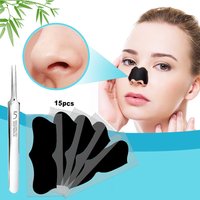 16-piece set of blackhead removal nose strips - individual cell clip for precise pimple picking and pore cleaning