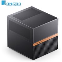 Jonsbo N6 NAS Computer Case MATX ITX Desktop Chassis 9 Hard Disk Slots With 120mm Dual Fans Support 240 Water-cooled